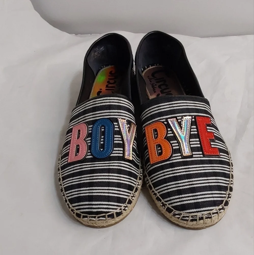 Sam EDELMAN CIRCUS BOY ESPADRILLES WOMEN'S LOAFERS SIZE‎ 8